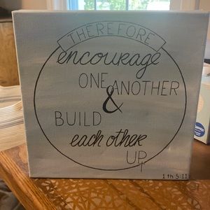 Bible verse canvas